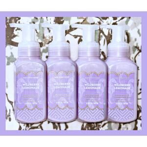 Bath & Body Works Wildberry Lemonade Gentle Clean Foaming Hand Soap x4